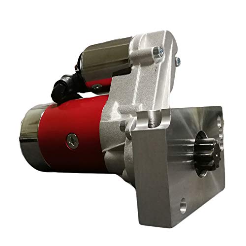 OBUYTO 3HP 2.5KW Super High Torque Light Weight Mini Starter for SBC BBC GM Chevy 305 350 454 18493 (Red) - Image 2