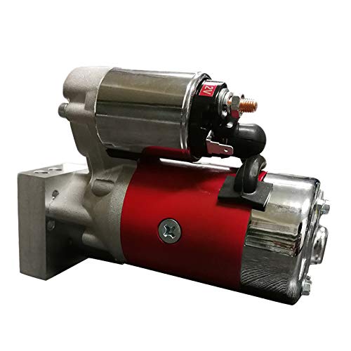 OBUYTO 3HP 2.5KW Super High Torque Light Weight Mini Starter for SBC BBC GM Chevy 305 350 454 18493 (Red) - Image 5