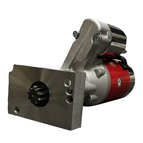 OBUYTO 3HP 2.5KW Super High Torque Light Weight Mini Starter for SBC BBC GM Chevy 305 350 454 18493 (Red) - Image 4