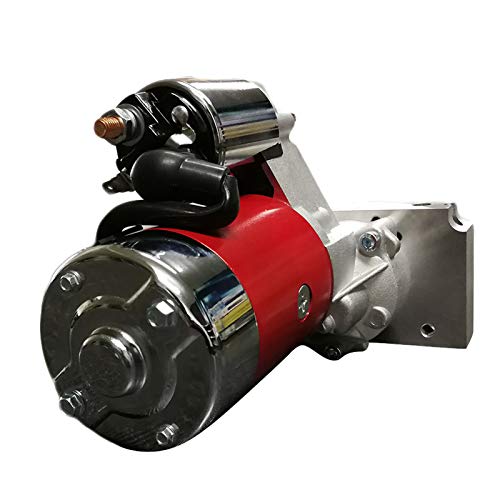 OBUYTO 3HP 2.5KW Super High Torque Light Weight Mini Starter for SBC BBC GM Chevy 305 350 454 18493 (Red) - Image 3