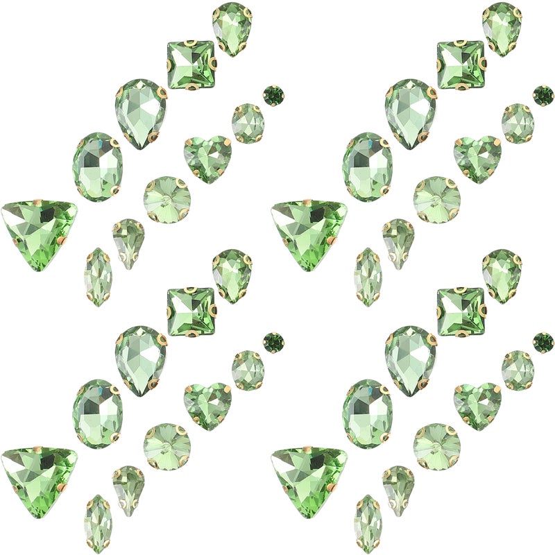 130Pcs Sew Rhinestones DIY Rhinestones Glass Decorative Materials for DIY - Image 2