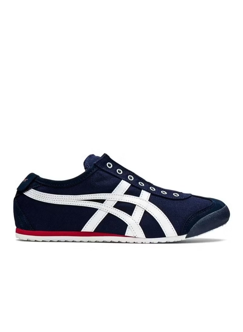 Onitsuka Tiger Mexico 66 Slip-On – Navy/White | Unisex Retro Laceless Sneakers - Image 1