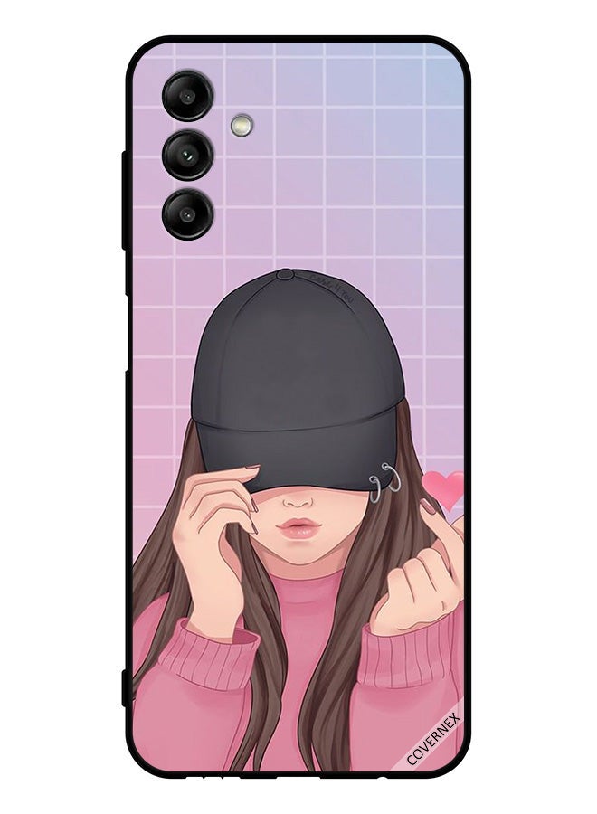 Covernex Protective Case Cover For Samsung Galaxy A04s Snap Love Cap Girl - Image 1