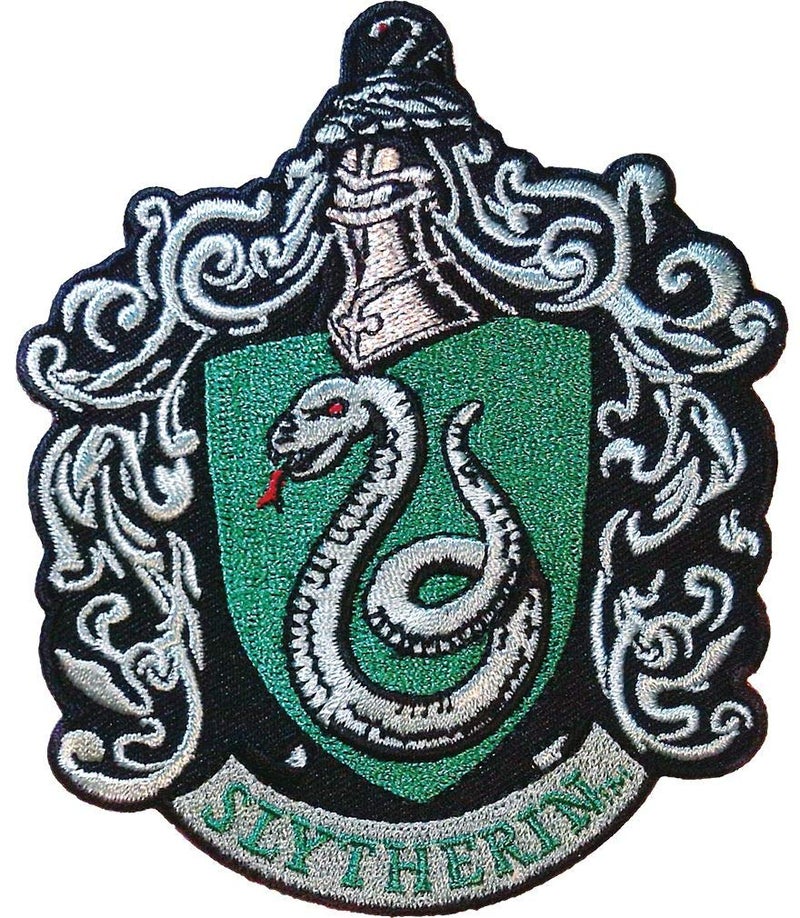 Ata-Boy AtaBoy Harry Potter Patch Slytherin Crest Patch Iron On Patches  Harry Potter Gifts  Merchandise