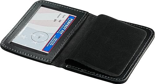 Perfect Fit Shield Wallets Perfect Fit Round US Marshal Bifold Wallet Badge and ID Case 214 inch round recessed cutout Cutout PF281 - Image 3