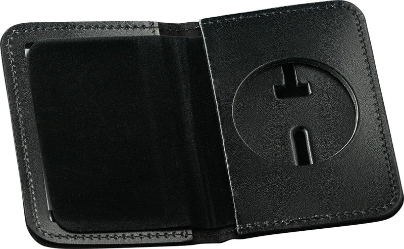 Perfect Fit Shield Wallets Perfect Fit Round US Marshal Bifold Wallet Badge and ID Case 214 inch round recessed cutout Cutout PF281 - Image 2
