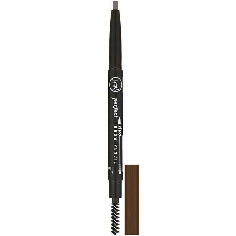 J.Cat Beauty JCat Beauty Perfect Duo Brow Pencil BDP108 Light Brown 0009 oz 025 g