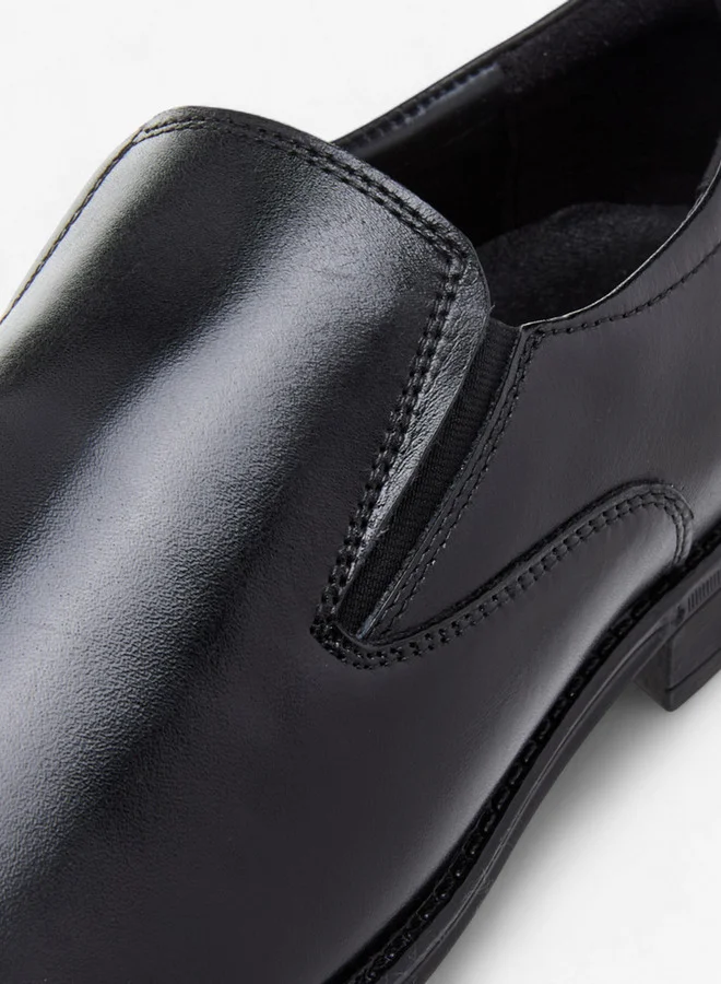 DUCHINI Men's Textured Slip-On Loafers