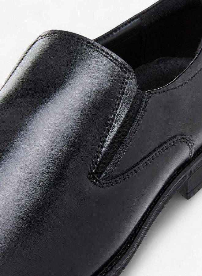 DUCHINI Men's Textured Slip-On Loafers - Image 4