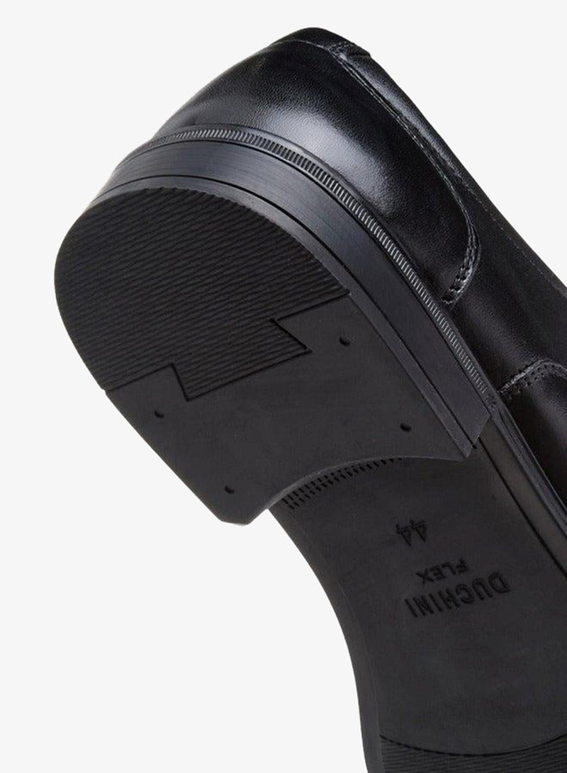 DUCHINI Men's Textured Slip-On Loafers - Image 5