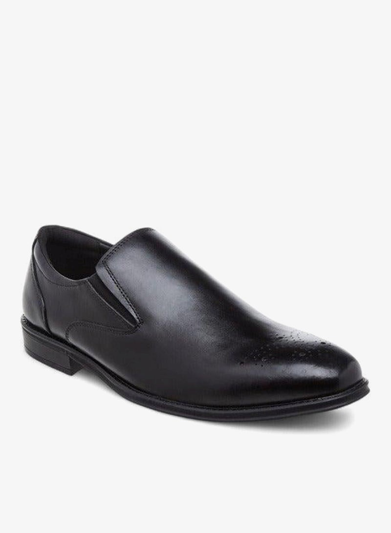 DUCHINI Men's Textured Slip-On Loafers - Image 1