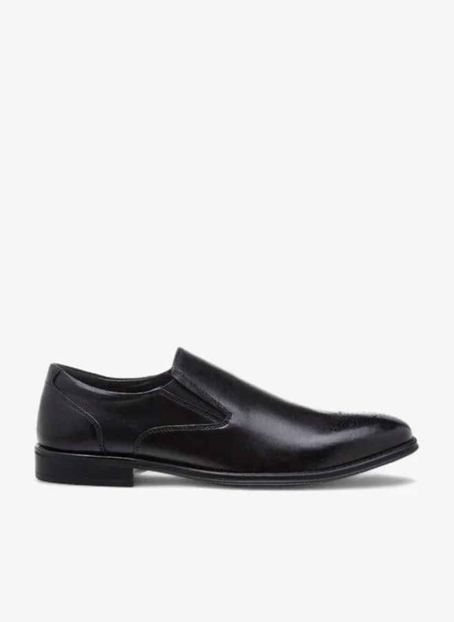 DUCHINI Men's Textured Slip-On Loafers