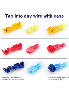 Generic 120 T-Tap Wire Connector Terminal Insulation Male Quick Disconnect Spade Terminal Classification Kit  - Image 3