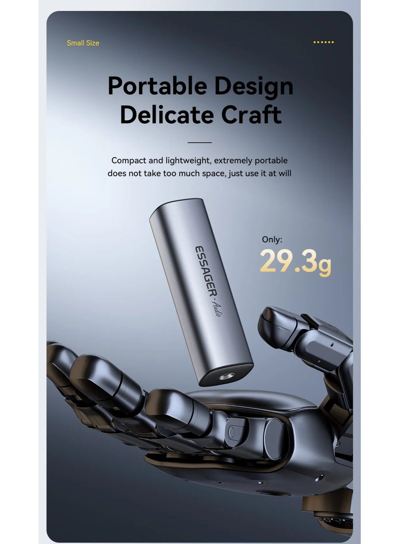 ESSAGER 3.5mm Aux audio noise filter, anti-interference ground loop noise isolator, eliminates noise in car audio systems and home stereo systems. - Image 5