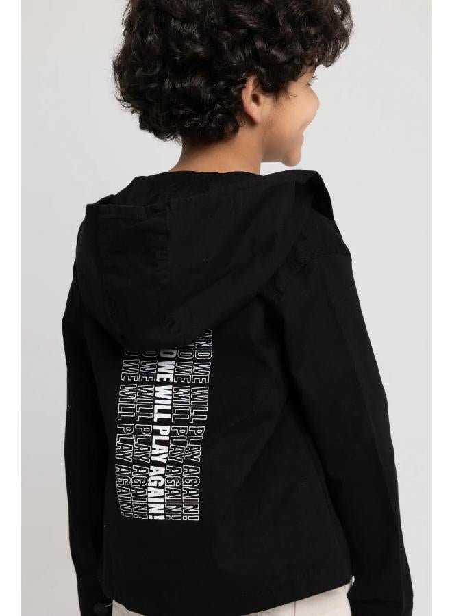 playmore Unisex "THE SUN WILL RISE" Gabardine Jacket – Black - Image 2