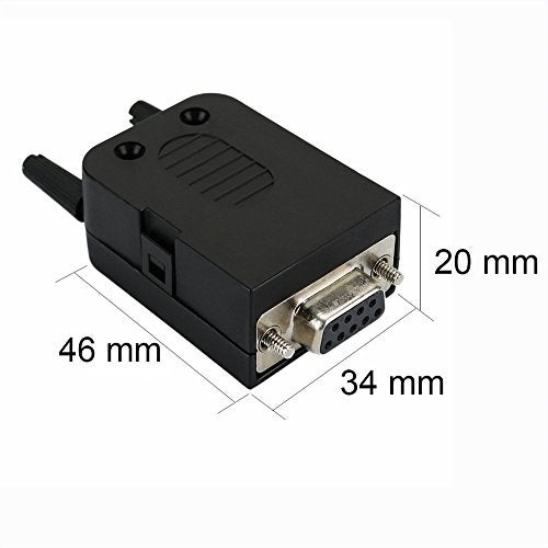 Twinkle Bay TwinkleBay DB9 Connector to Wiring Terminal RS232 Serial Port Breakout Board Solderless (Female Adapter with Case) - Image 2