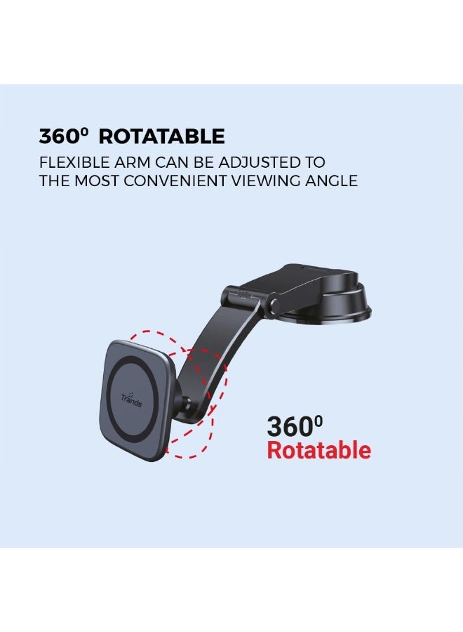Trands HO5523 Magnetic Smartphone Car Mount Holder - Image 5