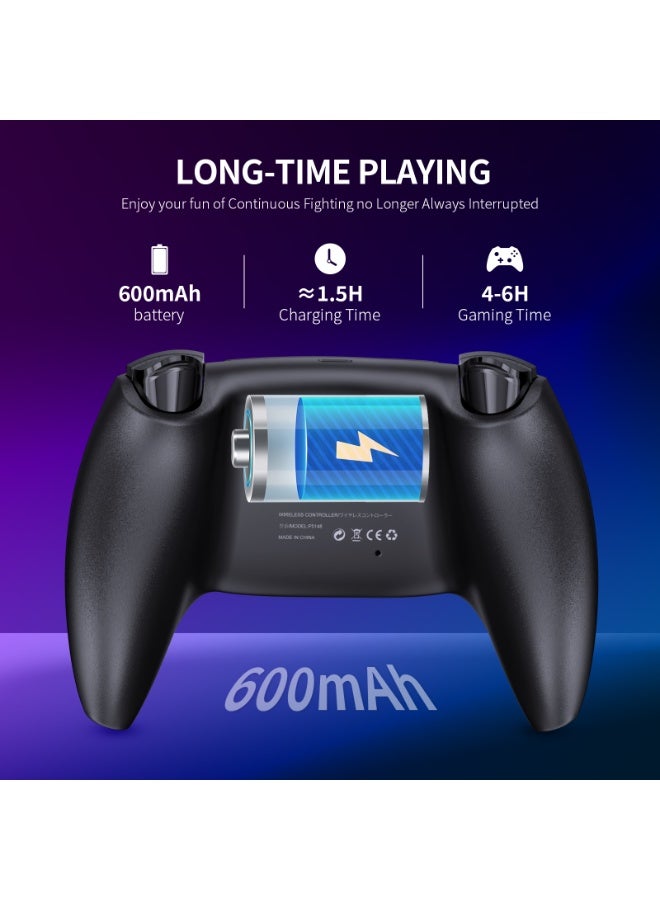 جاي واي إس جهاز التحكم اللاسلكي بالبلوتوث الخاص بـ PlayStation 5 – أسود منتصف الليل - Image 5