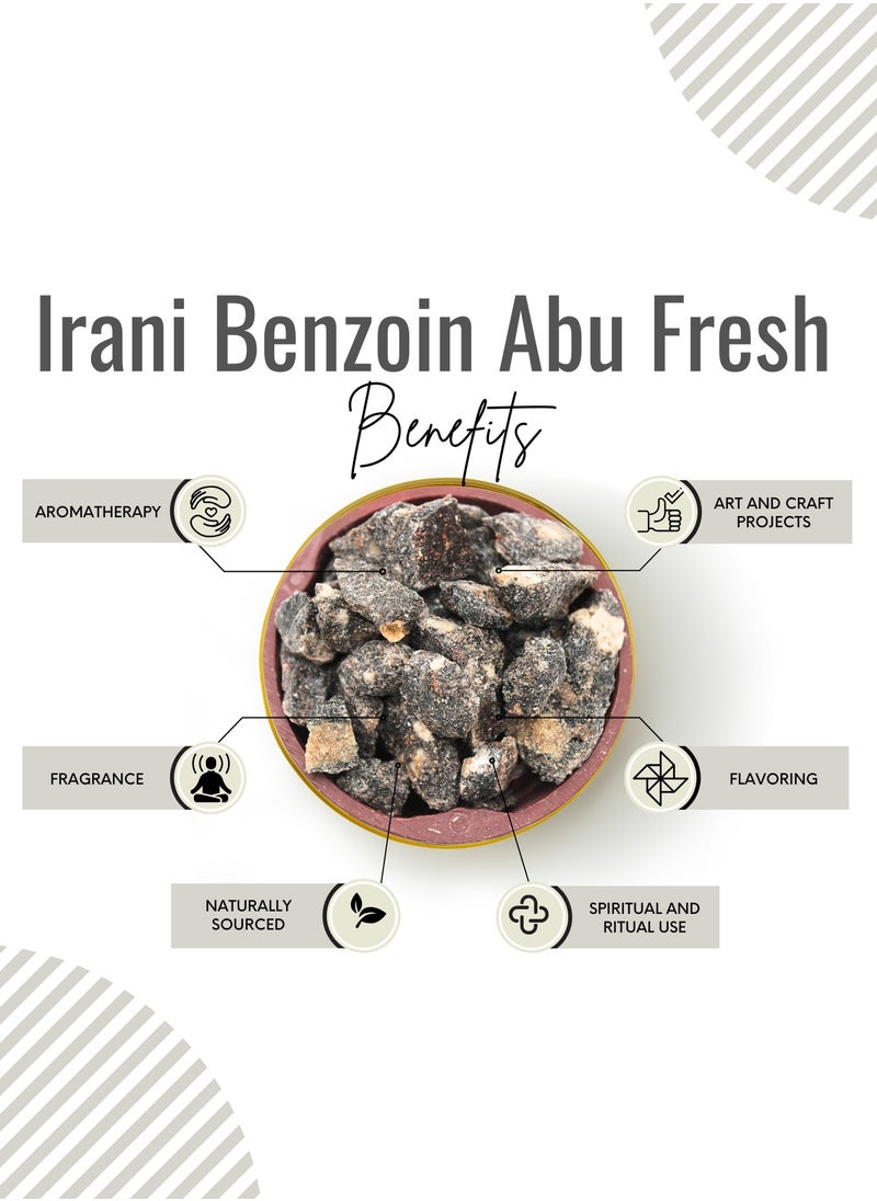 Awafi Mill Premium Irani Benzoin Abu Fresh | High-Quality Natural Resin Incense  - Image 3