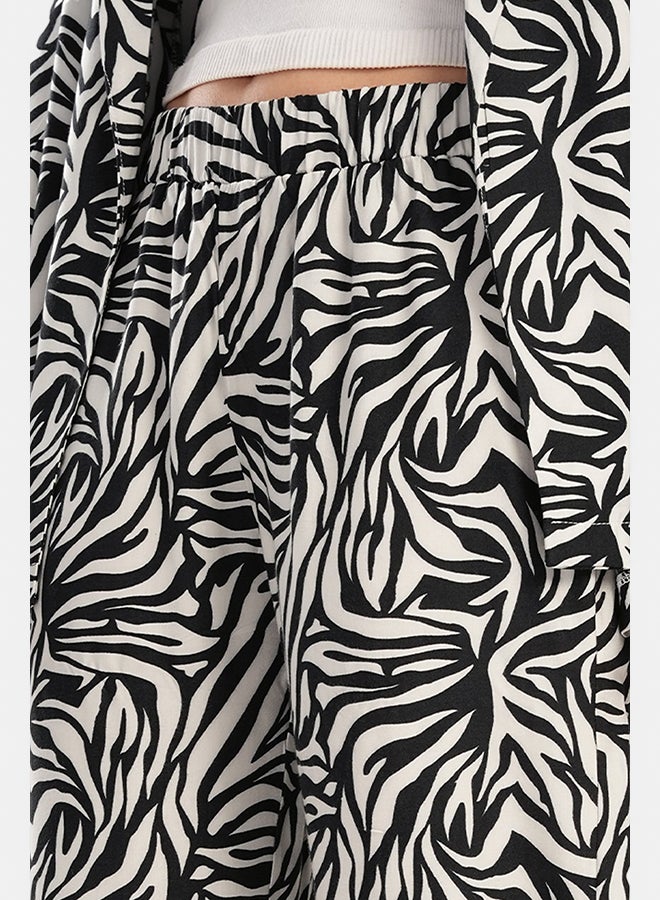 Clue All Over Animal Print Pants - Image 4