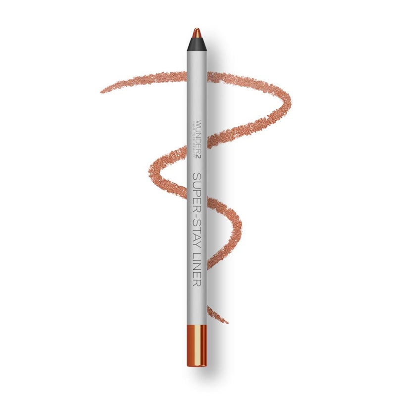 Wunderbrow Wunder2 SUPERSTAY LINER Makeup Eyeliner Pencil Long Lasting Waterproof Color, Metallic Copper, 1 Count - Image 1