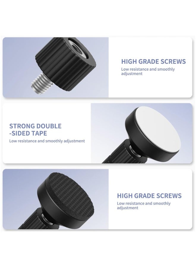 كيلا سدادات لوح رأس السرير Joyzzz، قطعتان من سدادات السرير للوح الرأس، طاولة سرير جانبية قابلة للتعديل، دعامة تلسكوبية للسرير، أداة مضادة للاهتزاز بجانب السرير للأسرة والخزائن والأرائك - Image 4