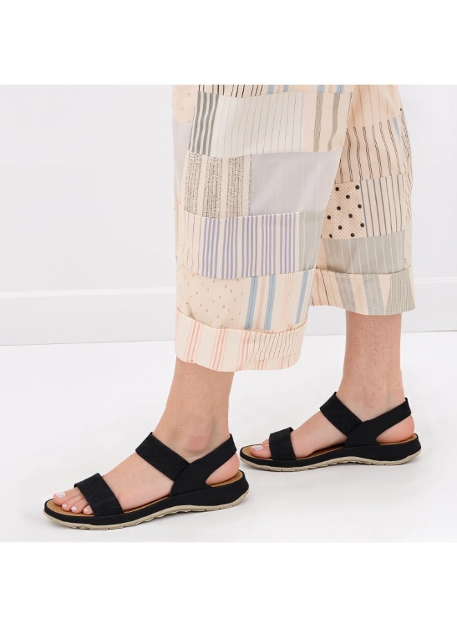 Mon Ami Mon Ami Women's Flat Sandals | Comfortable Open-Toe Summer Shoes for Women and Girls | Lightweight with Soft Cushioned Footbed – Perfect for Beach, Travel & Daily Wear  - Image 2