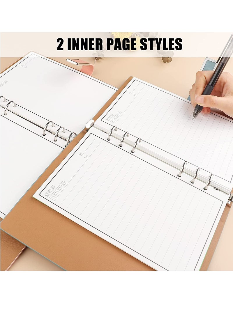 SYOSI - Reusable Notebooks   Stone Paper Waterproof Spiral Notebooks, A5 Wirebound Ruled Sketch Book Notepad Diary Memo Planner with 1 Pen 9.05''×6.69' - Image 1