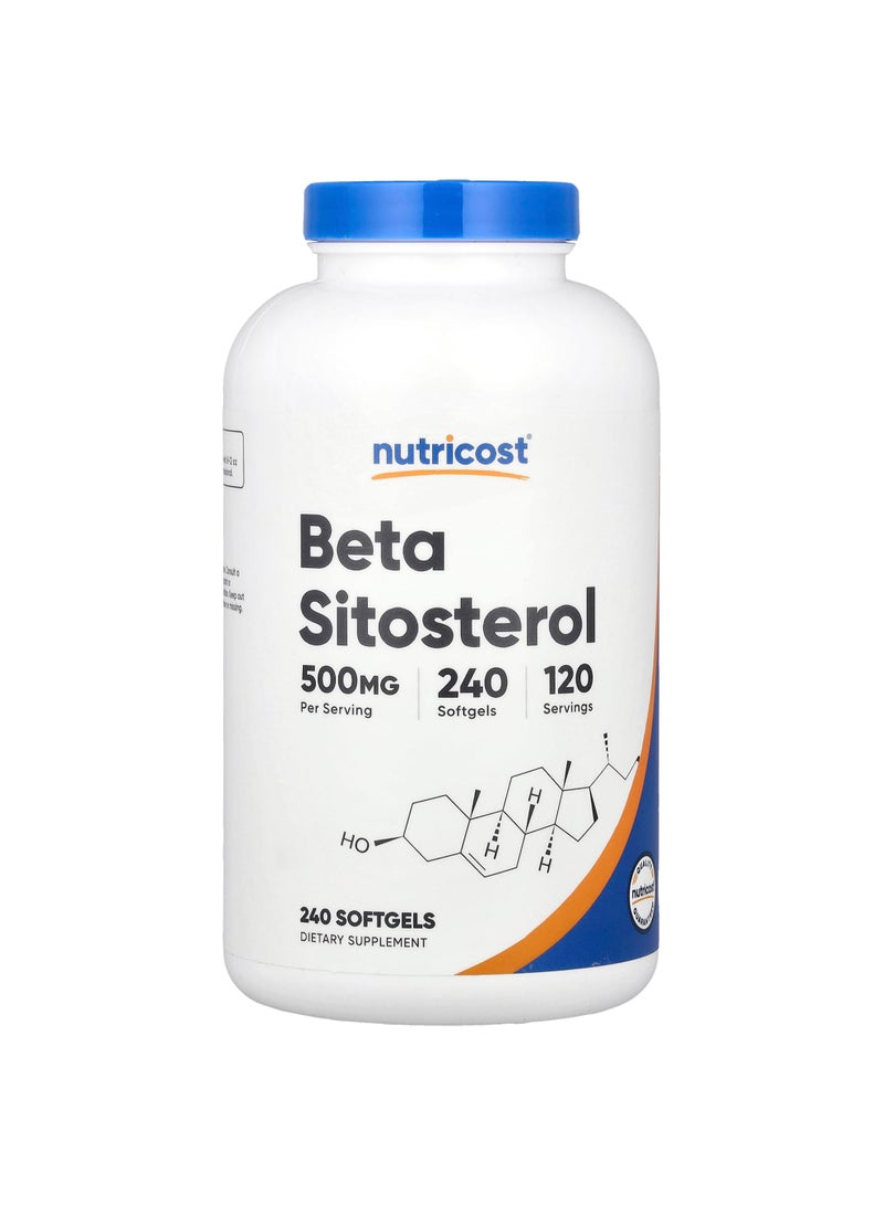 Nutricost Beta Sitosterol, 240 Softgels (250 mg per Softgel)