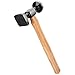 Performance Tool W1012 HeatShrinking Hammer High Carbon Drop Forged Steel Head Genuine Hickory Handle Ideal for Metal Working with Dolly - Image 2