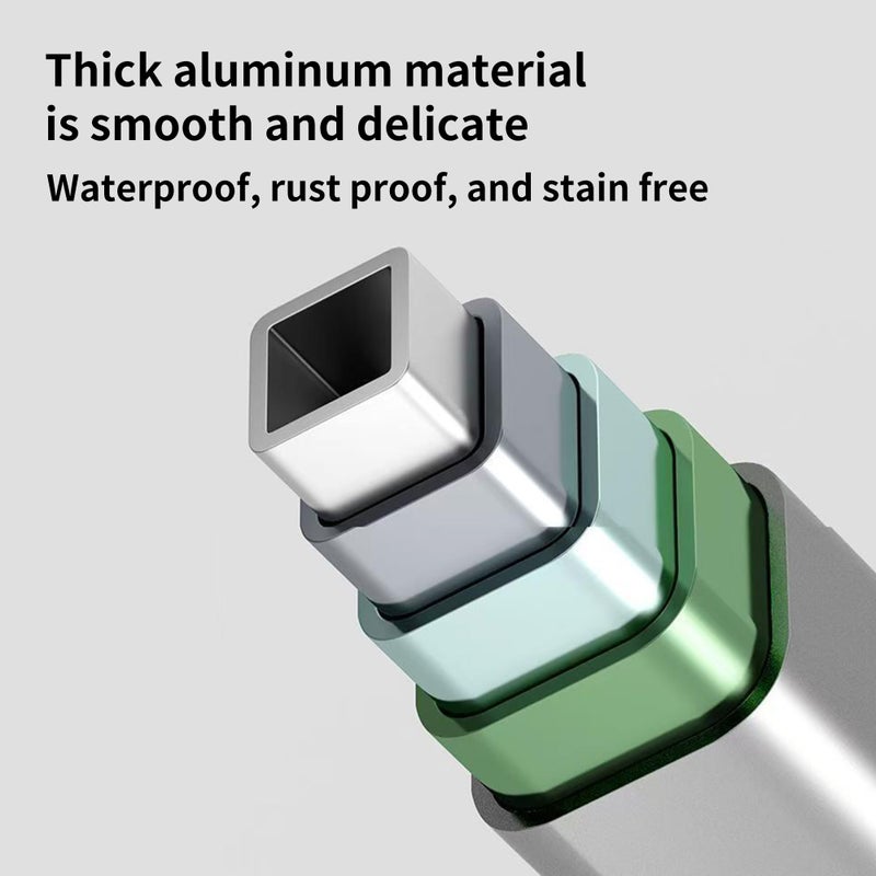 JOOM 4 Legs Single Layer Clothes Drying Rack, Garment Rack Portable and Foldable Space Saving Laundry Drying Rack - Drying Rack Clothing Floor Folding Balcony Bedroom Household Aluminum - Image 5