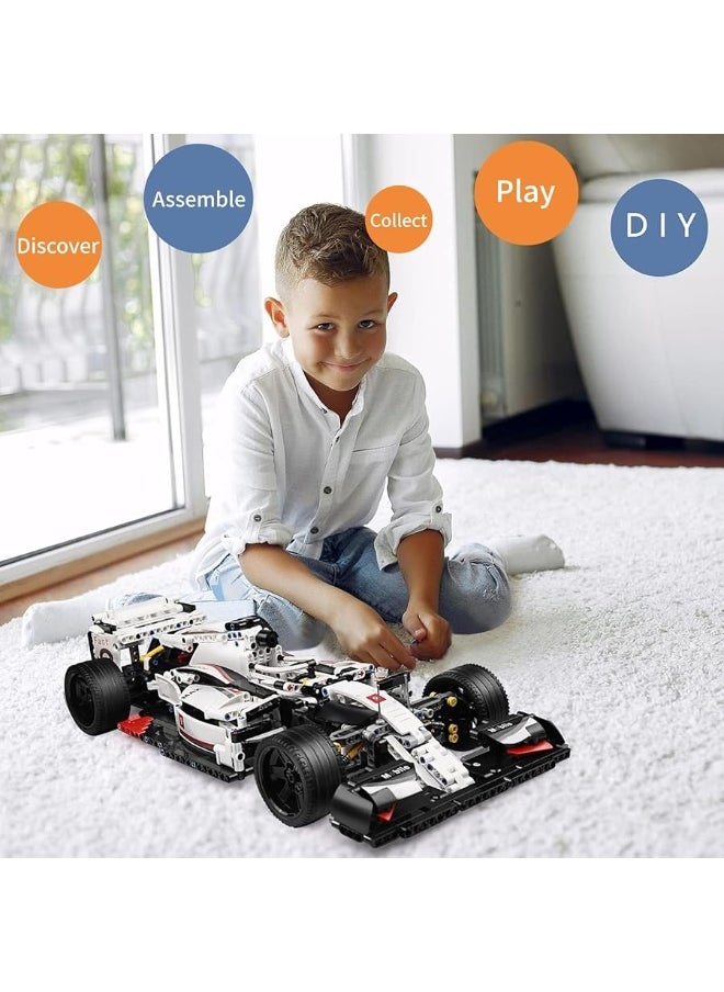 mould king Mould King Technik Sports Car, Formula 1 Racing Car Building Blocks Kit, 1235 Pcs Collectible Car Model Toys Gift for Kids, Boys, Adult(Static Version)  - Image 1