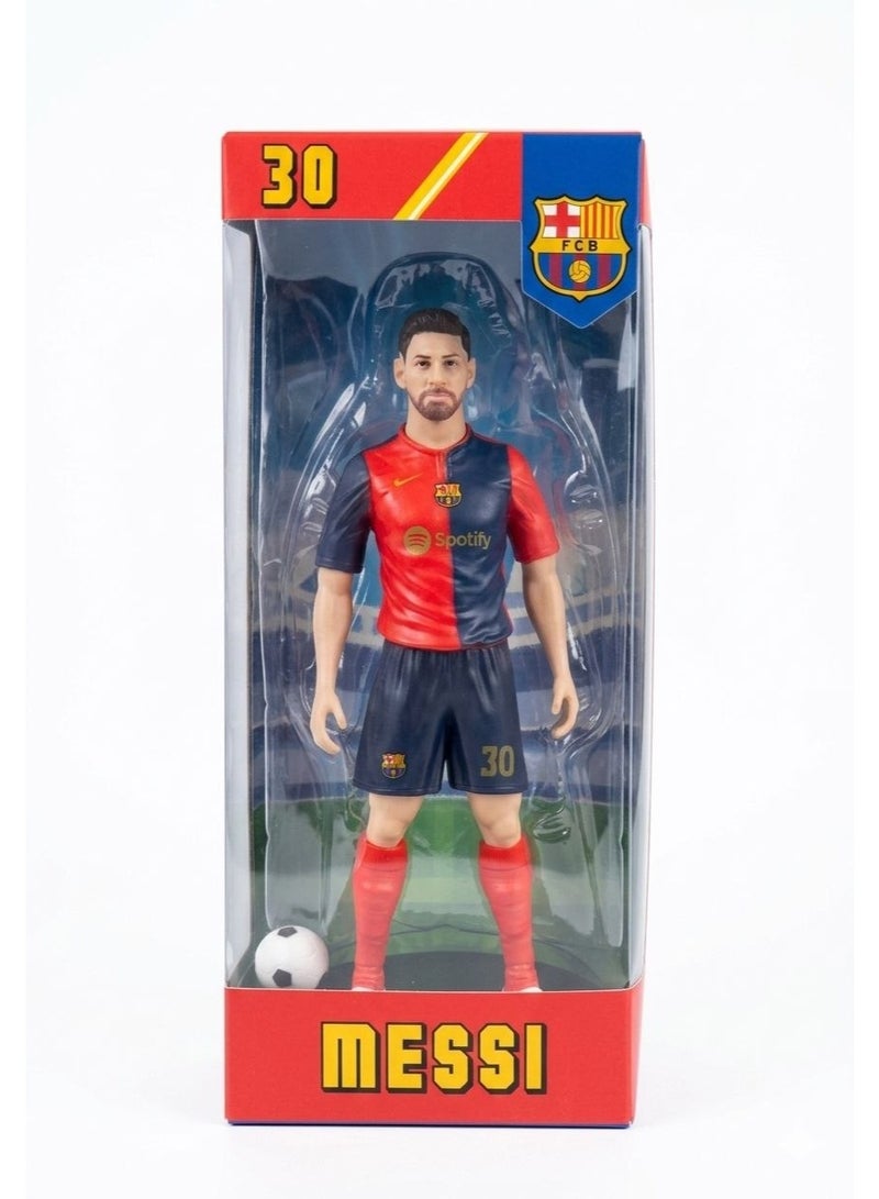 مجسم شخصية لاعب كرة القدم ليونيل ميسي برشلونة قابل للتحصيل - Image 1