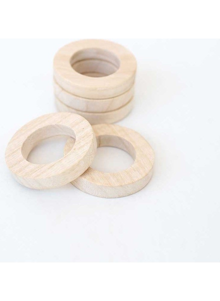 Ritzz Wooden Napkin Ring - Natural (Piece)  - Image 2