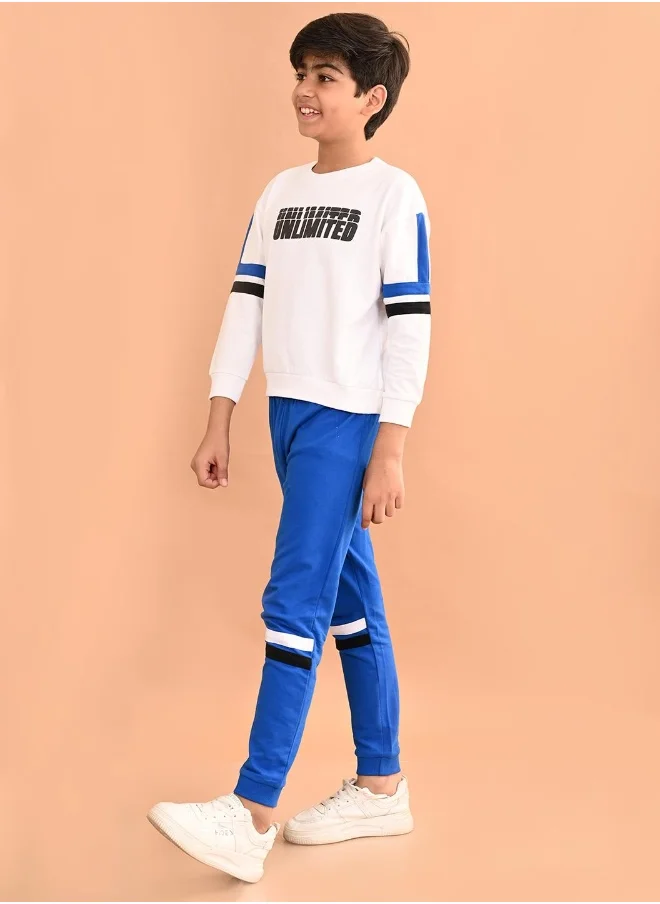 ليل بيكس Solid Sweatshirt with Jogger Set