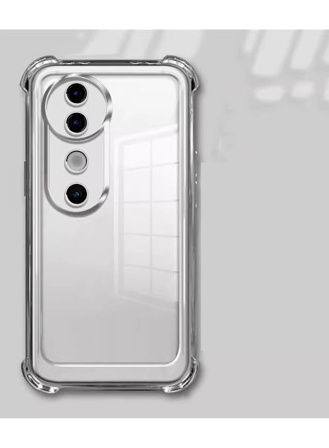 general Case for Vivo S20 5G Reinforced Corners Mobile Phone Case with Camera Film, Protective Case, TPU Scratch-Resistant, Shockproof, Soft, Transparent Design