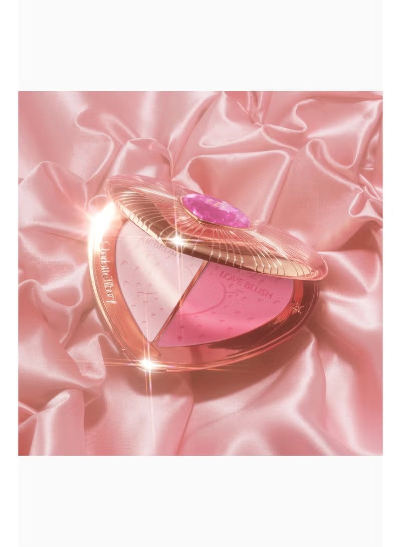 Charlotte Tilbury Pillow Talk Flawless Pink Charlotte’s Beauty Soulmates Face Palette, Brighten & Blush Powder Duo, Radiant Finish – 13g - Image 3