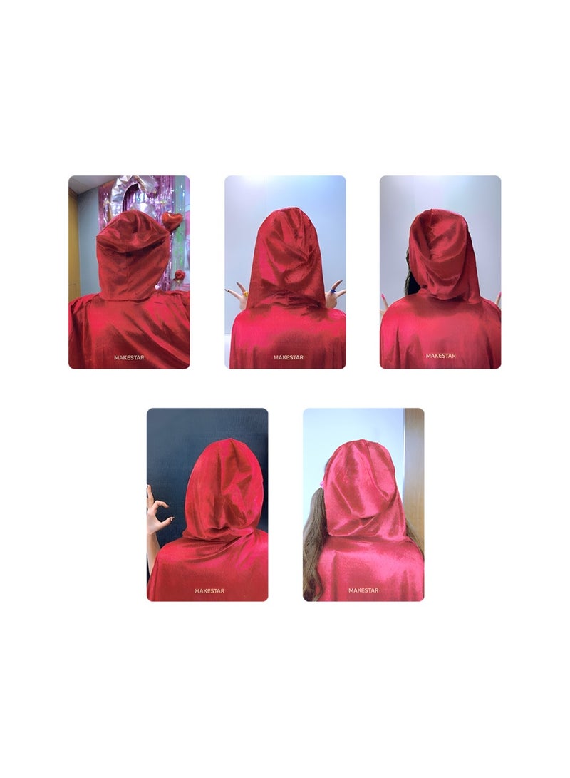 NIBEMINENT 5 Pcs Kpop (G)I-DLE FEEL Lomo Cards Card For Fans Collection Gifts