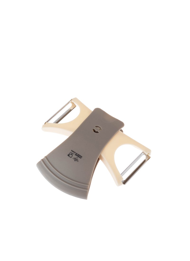 Dania - Double Vegetable Peeler Gray - Image 1