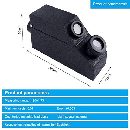 CXCTCT Gem TesterGem Tester for All StonesGemstones Refractometer High Accuracy Identification Quick Kit Jewelry - Image 3