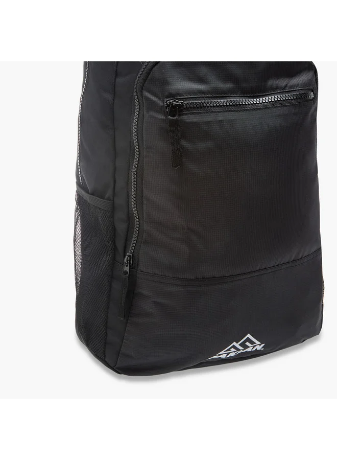 Oaklan by Shoexpress BLACK Boys Logo Print School Backpack with Adjustable Straps - 15x29x45 cm  | Best Price UAE