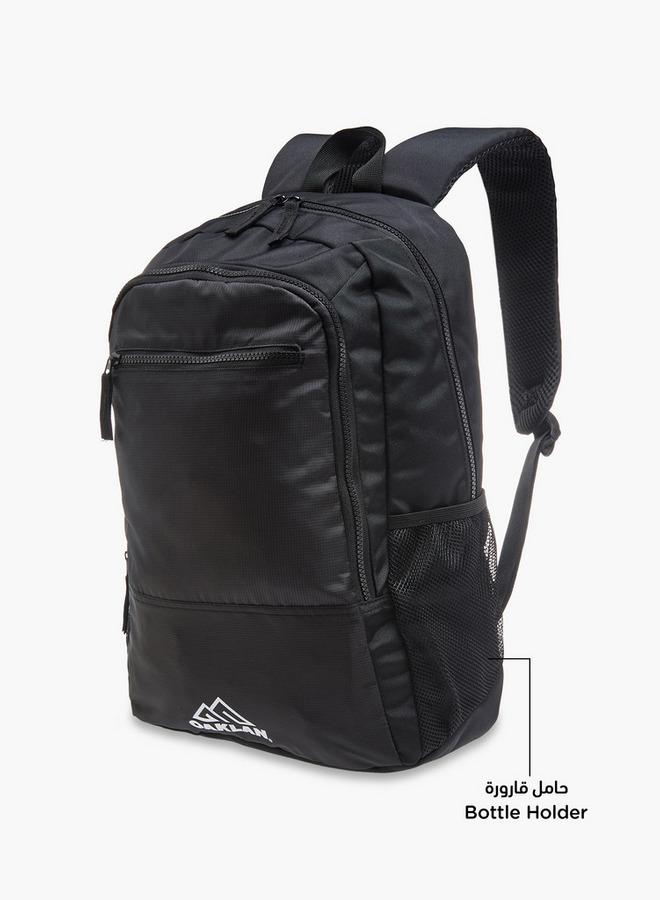 Oaklan by Shoexpress Boys Logo Print School Backpack with Adjustable Straps - 15x29x45 cm - Image 4