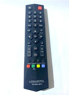 Generic Remote Control For TCL LED/LCD TV Black 