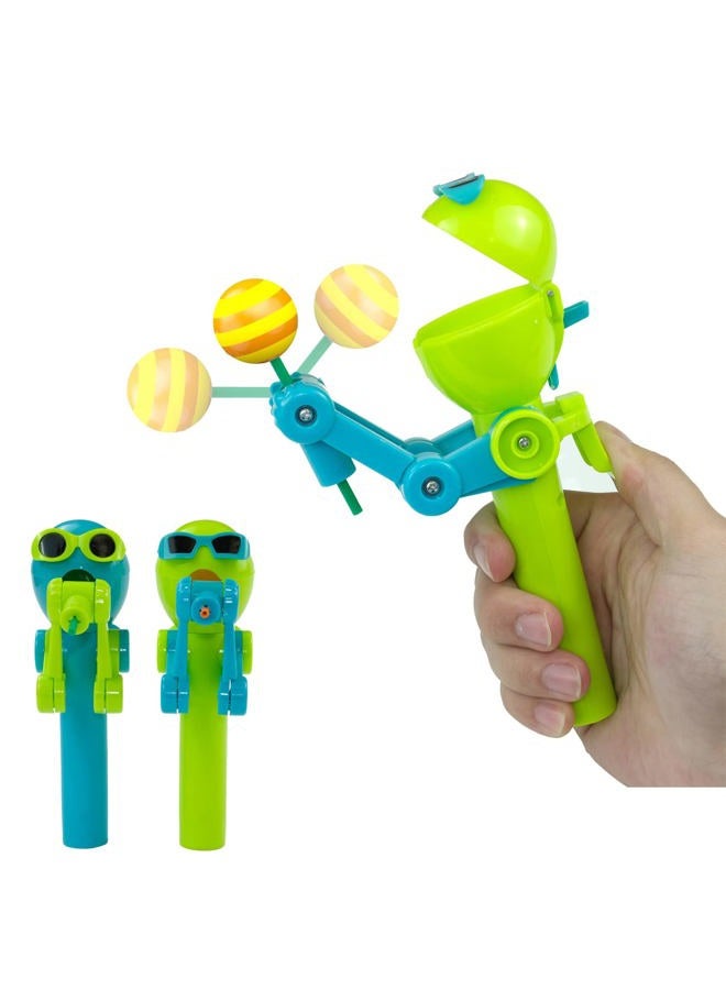 HDLNKAK 2 Pcs Robot Lollipop Holder for Kids, Easter Lollipop Case, Creative Press-to-Store Toy & Fun Gift for Toddlers Over 3 Years Old - Image 1