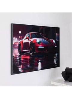 Home Box Ersel Car Framed Picture with High Gloss Surface - 60x90x2.8 cm  - Image 2