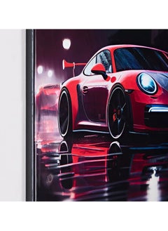 Home Box Ersel Car Framed Picture with High Gloss Surface - 60x90x2.8 cm  - Image 4