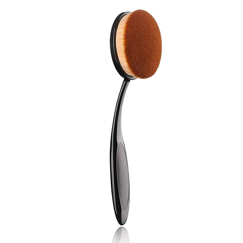 JOSALINAS Oval 1 Makeup Brush Upgraded Fast Flawless Application Toothbrush Foundation Concealer Blusher Liquid Cream Powder Cosmetic Blending Tool 1PC