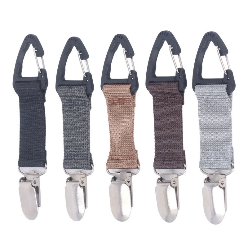 Hat Holder Clip: Elastic Band & Alloy Material, Hands Free, Easy to Use, Multifunctional Clip - Durable, Small Items Clip for Hiking, Travel, Daily Storage - Image 2