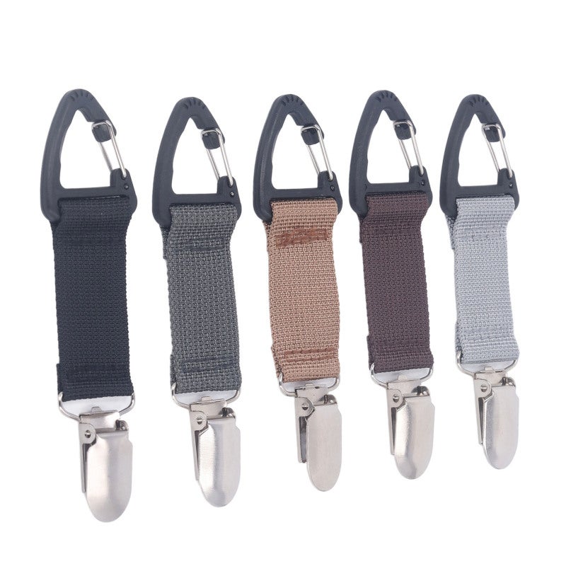 Hat Holder Clip: Elastic Band & Alloy Material, Hands Free, Easy to Use, Multifunctional Clip - Durable, Small Items Clip for Hiking, Travel, Daily Storage - Image 3