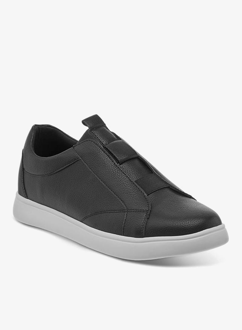 LBL by Shoexpress Men Textured Slip-On Sneakers with Pull Tabs - Image 2